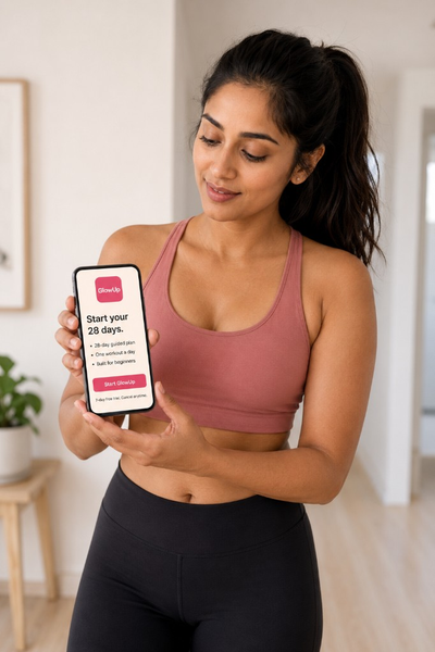 GlowUp app subscription screen